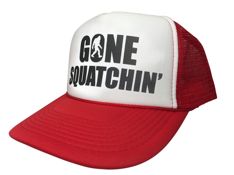 New Major League Squatchin Snapback Cap Trucker Bigfoot Mesh Funny Hat