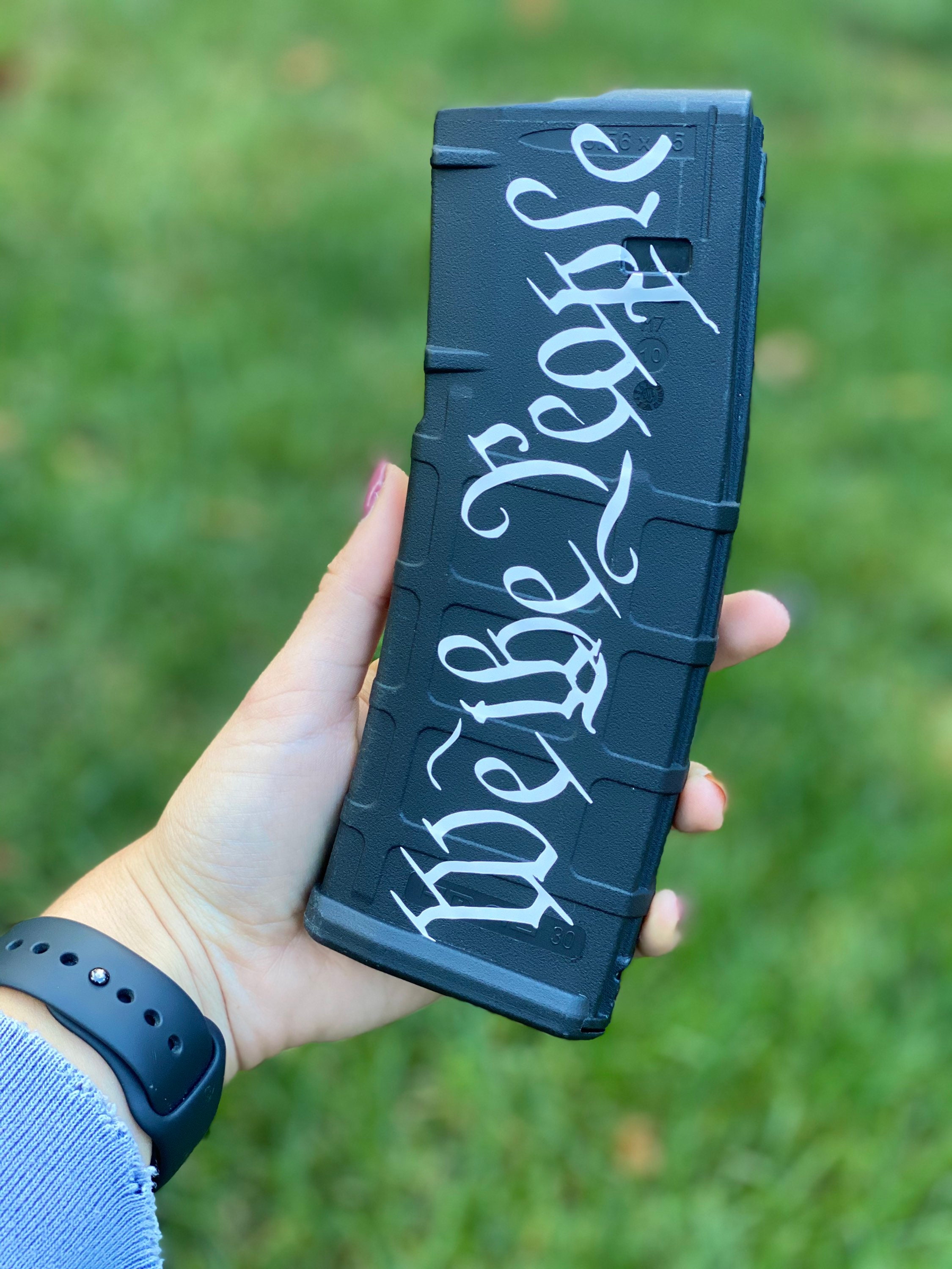 Vinyl Mag Decals Assorted Gun Mag Decals American Themed Etsy