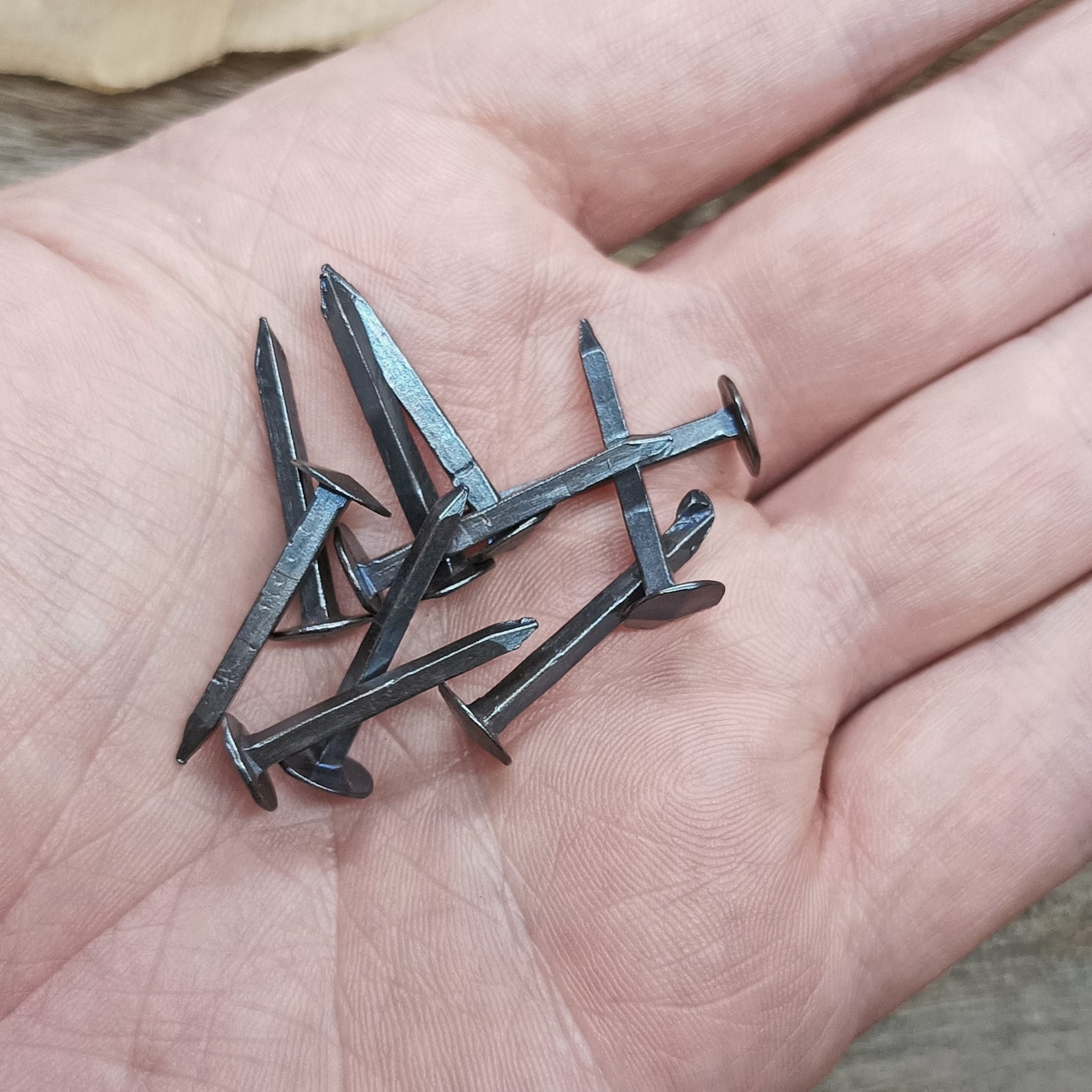 Small Steel Shield Rivets & Nails: Medieval Armour Fasteners for DIY ...