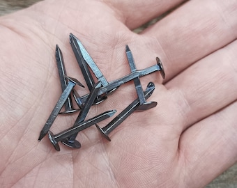 Small Steel Shield Rivets & Nails: Medieval Armour Fasteners for DIY Reenacment, Cosplay and Crafts
