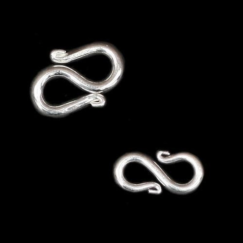 Silver S Clasp