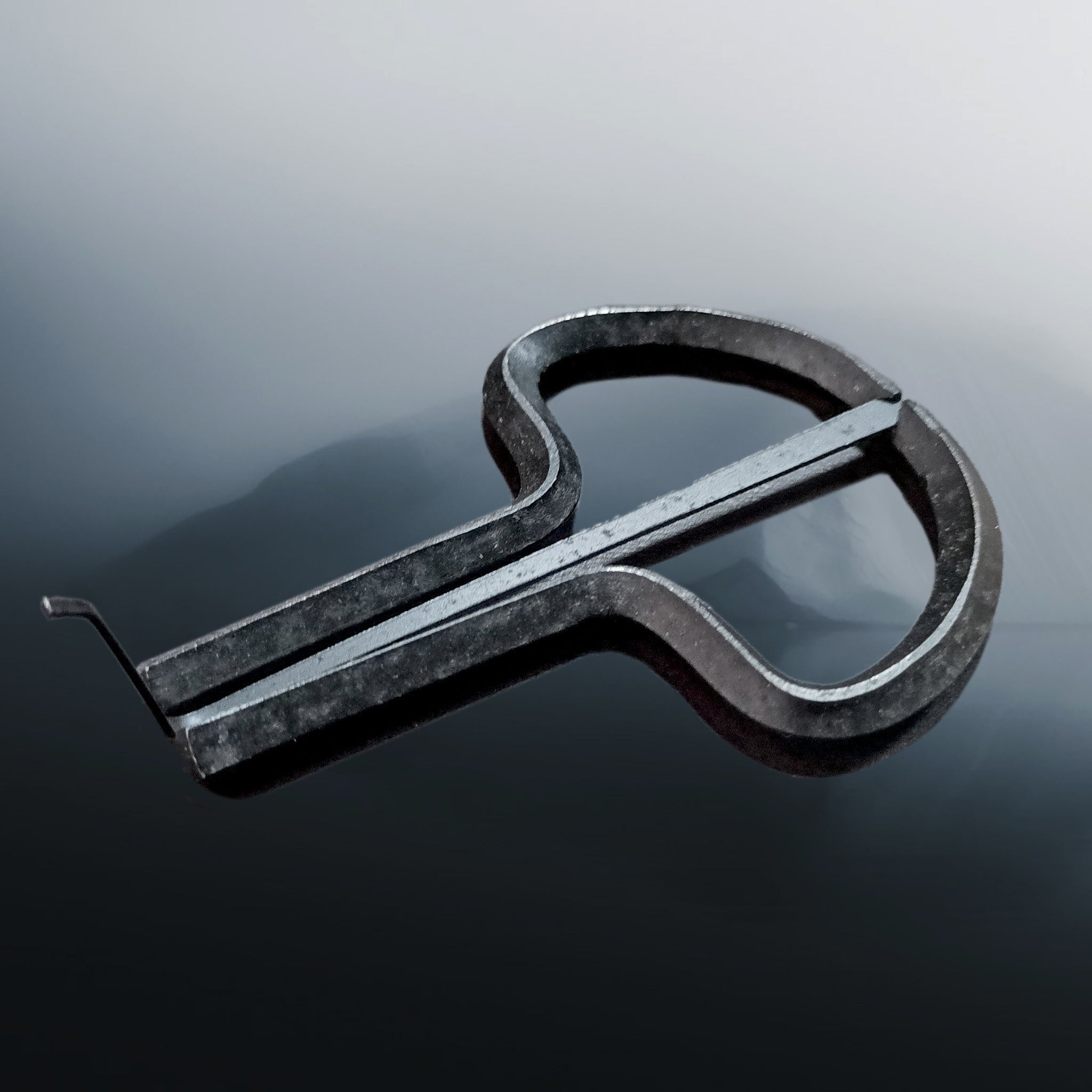 Hand-forged Steel Replica Viking Mouth Harp: Traditional Musical
