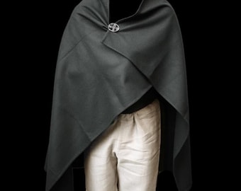 Handmade Wool Viking Cloak