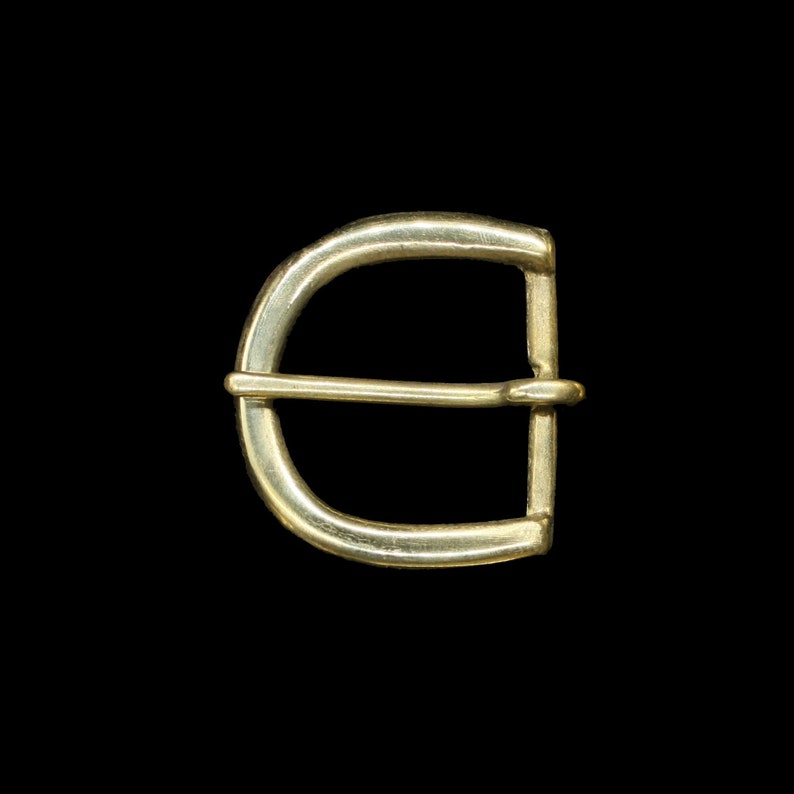 Plain Brass D-Buckle For Reenactment Belts