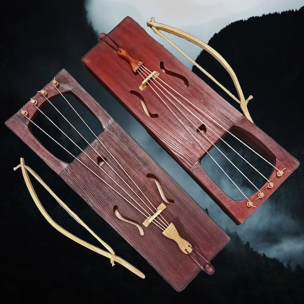 Handmade Viking Tagelharpa