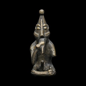Bronze Frey (Freyr) Statuette - Norse God Figurine, Scandinavian Mythology Decor, Pagan Altar Piece
