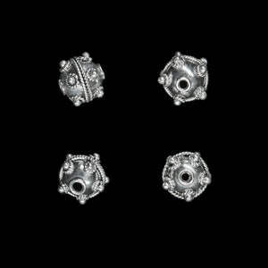 Silver Replica Viking Bead from Visby - Small Knobbly