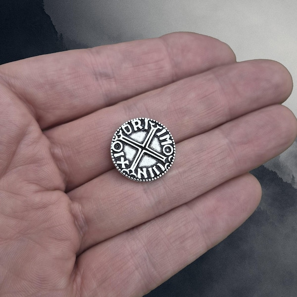 Silver Replica Hiberno-Norse Sihtric III Olafsson Penny Coin from Dublin