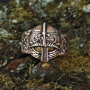 Anneau de casque de viking en bronze