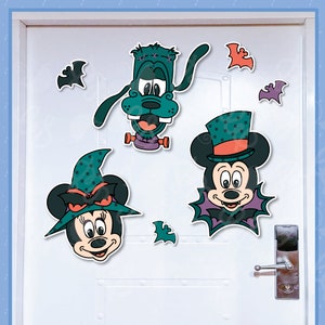 Spooky Pals Disney Cruise Magnets for Halloween in the High Seas in Jewel Tones
