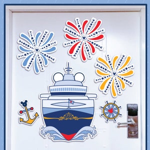 Customizable Disney Cruise Nautical Theme Magnets