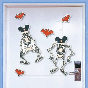 Halloween Cruise Magnets for Disney Halloween on the High Seas Spooky Silly Skeletons in Mouse Ear Hats