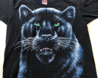 90s Black Panther Tshirt Vintage 