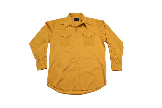 Vintage Mustard Yellow Shirt - Vintage Yellow West