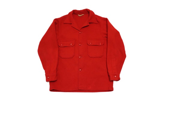 Vintage Red Scout Jacket - Vintage Red Wool Jacket