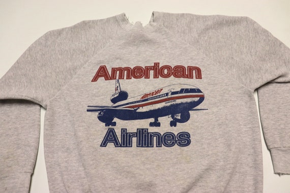 Vintage American Airlines Crewneck - Distressed Cr