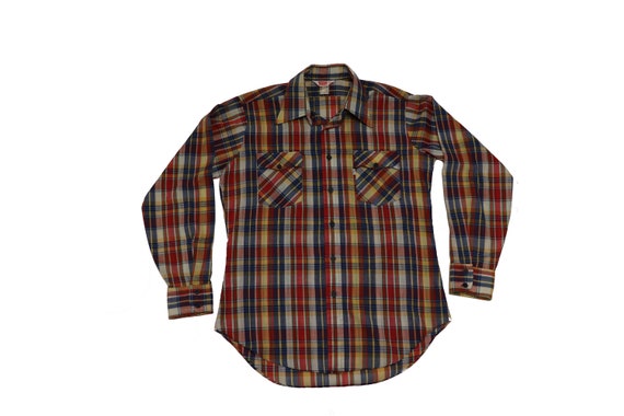 Vintage Levis Plaid Shirt - Vintage Plaid Shirt -
