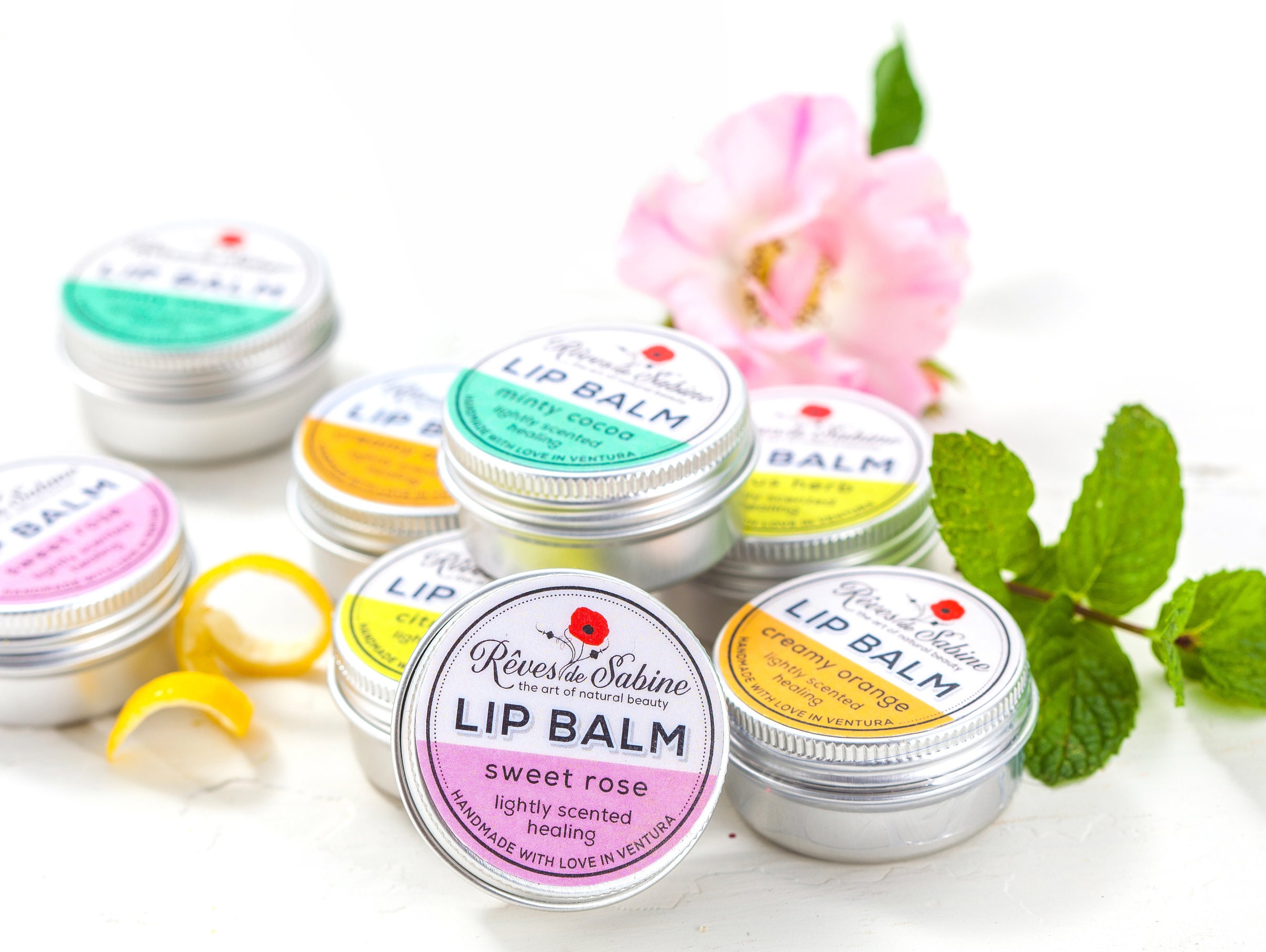 Lip Balm Organic Ingredients Luscious Natural Flavors Etsy