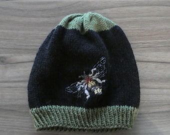 100% Wool Honey Bee Hat