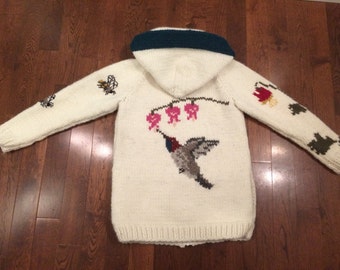Hummingbird Sweater - Etsy Canada