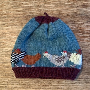 Knitting Pattern for Hen Hat