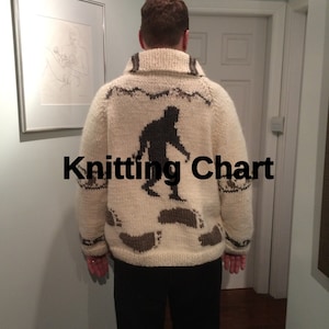 Sasquatch Sweater Knitting Chart