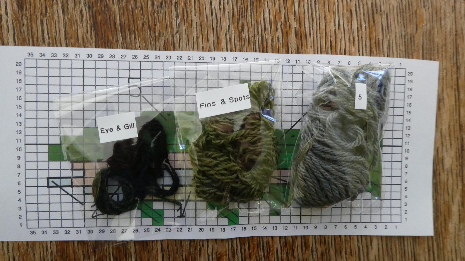 Overstitching Overstitching Wool Kit for Rainbow Trout Graphics - Etsy