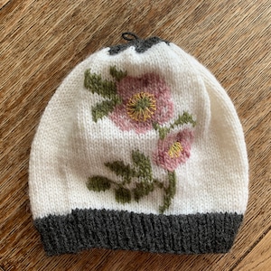 Pattern for Nootka Rose Hat