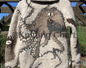 Salish Garden Octopus Sweater - Etsy 