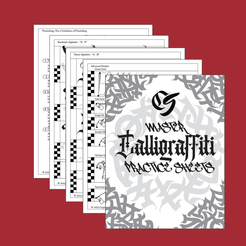 Tattooing Practice Sheets - Etsy