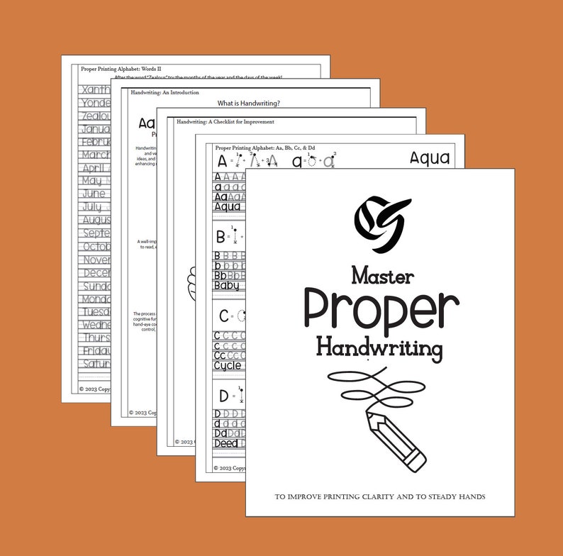 Master Proper Handwriting Practice Sheets: Improve Clarity, and Hand ...