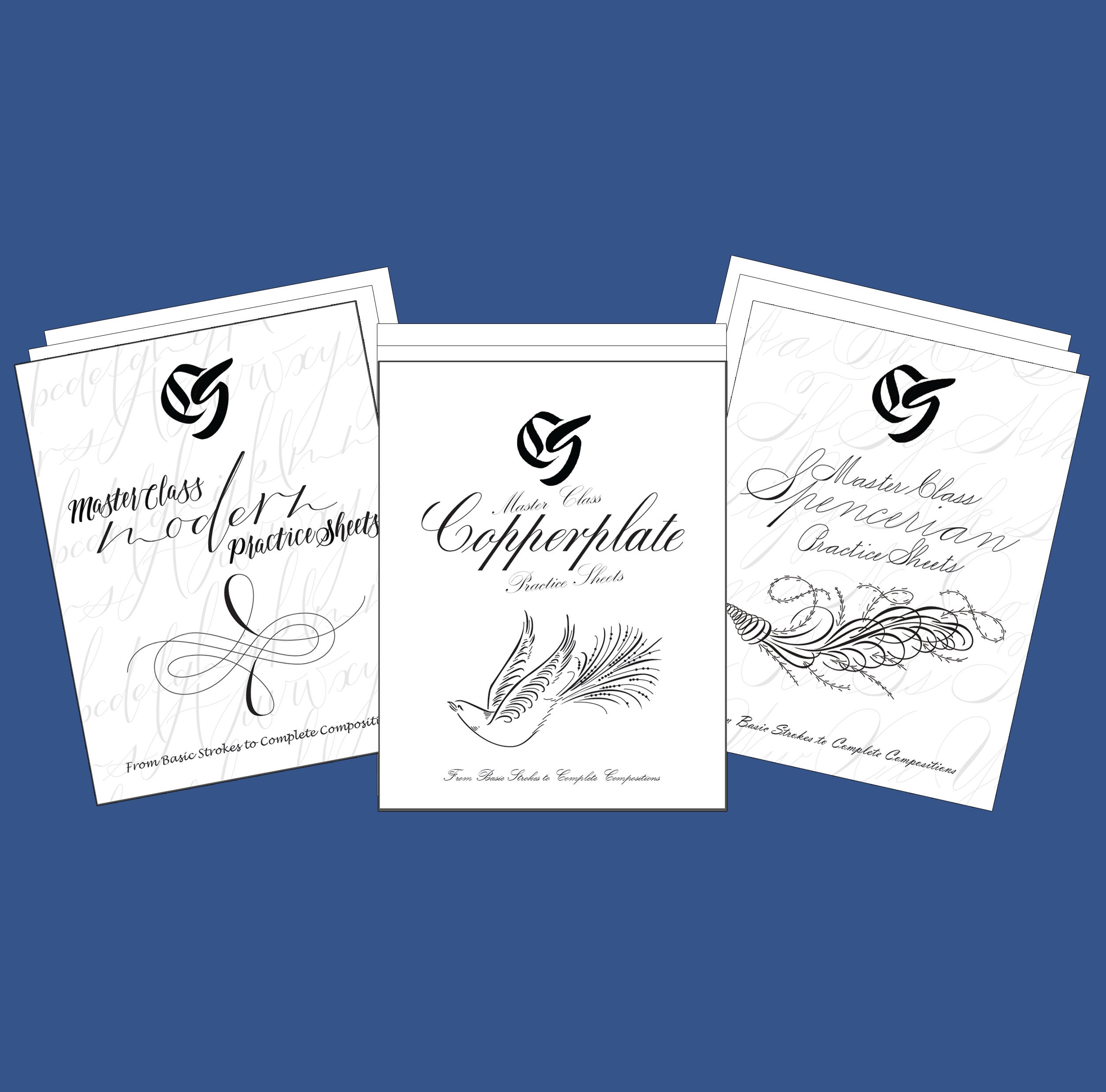 4 Free Printable Calligraphy Practice Sheets (PDF Download) - Calligrascape