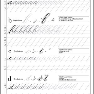 Master Class Copperplate Practice Sheets: From Basic Strokes to Complete Compositions image 2