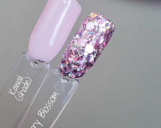 Kawaii ( uv ) / Cherry blossom - Acrylic Nail Dip Powders