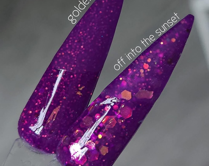 Golden Hour / Off Into The Sunset - Acrylic Nail Dip Powders