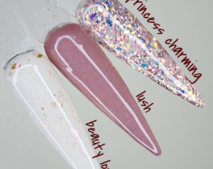 Princess Charming / Beauty Lounge / Lush - Acrylic Nail Dip Powders