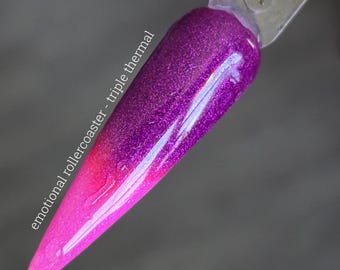 Emotionale Achterbahn - Acryl Nagel Dip Pulver - Thermisch - Nägel - Dip Pulver