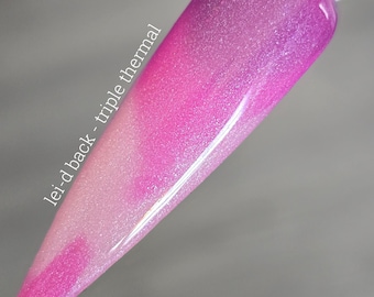 Lei-d Back - Polvere per immersione per unghie acriliche - Brillante - Termica - Unghie - Polveri per immersione