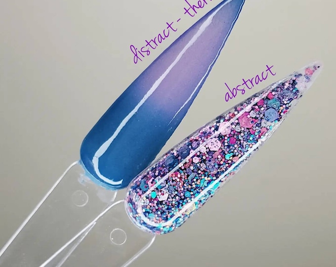 Distract (thermal) / Abstract - Acrylic Nail Dip Powder