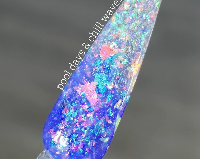 Pool Days & Chill Waves - Thermal - Acrylic Nail Dip Powders