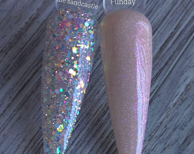 Queen of the sandcastles / Sand-ay Funday - Acrylic Nail Dip Powders
