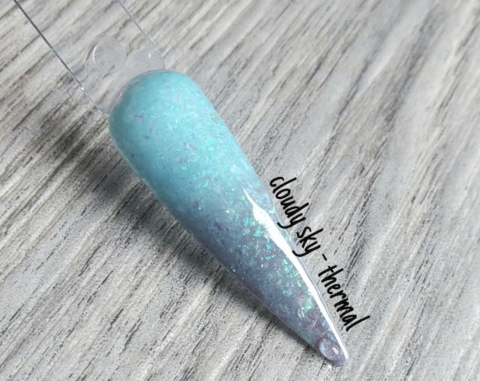 Cloudy Sky - Thermal - Acrylic Nail Dip Powders
