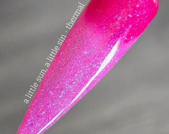 A Little Sun, A Little Sin - Acrylic Nail Dip Powder - Thermal - Nails - Dip Powders