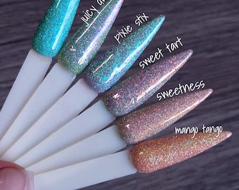 Reflective Shimmer Collection - Acrylic Nail Dip Powders
