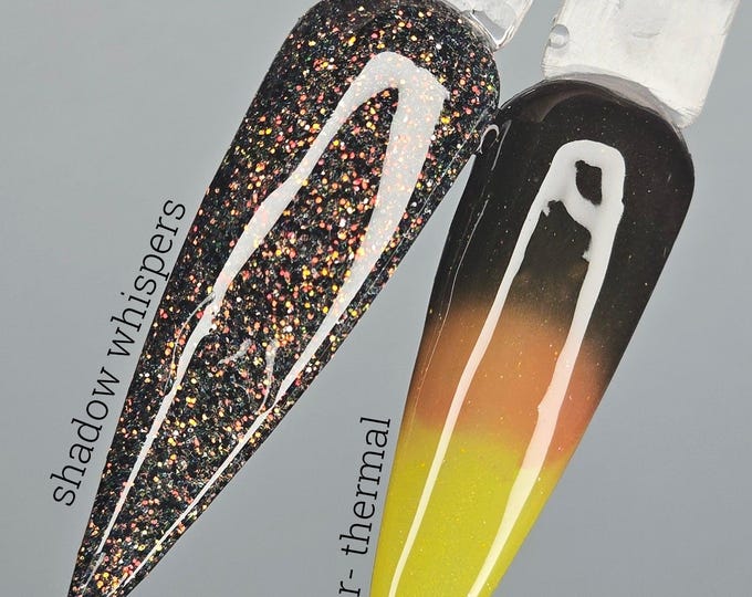 Shadow Whispers / Sinister (thermal) - Acrylic Nail Dip Powders