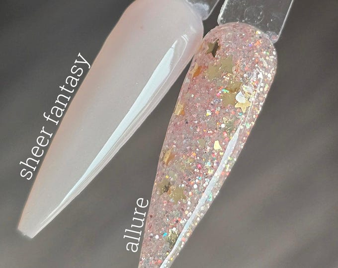Sheer Fantasy / Allure - Acrylic Nail Dip Powders