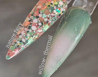 Willow - thermal / Nature Fairy - Acrylic Dip Powders