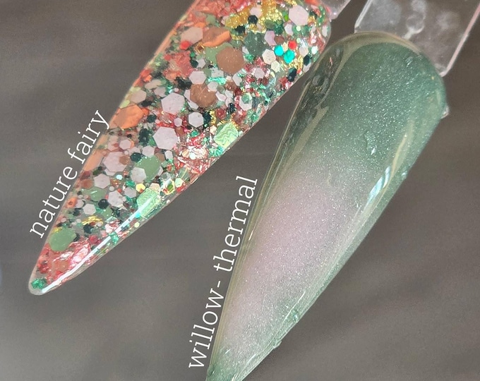 Willow - thermal / Nature Fairy - Acrylic Dip Powders