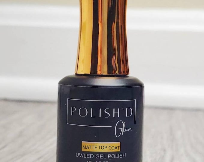 Velvet Matte Top Coat - Gel, UV Required