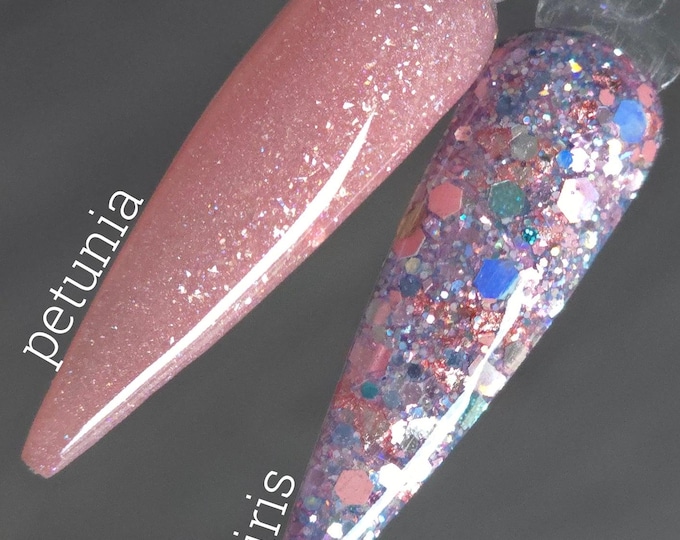 Petunia / Iris - Acrylic Nail Dip Powders